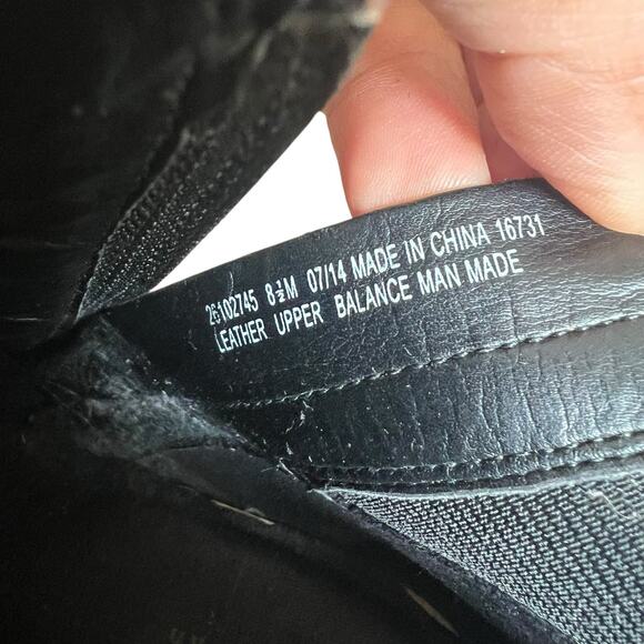 Clarks Artisan 16731 Black Leather Zip Up Wedge Ankle Boot Booties 8.5 - Picture 8 of 13